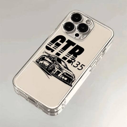 Case Pica do Gtr 35 em preto e branco